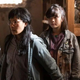 Young Erin (Riley Lai Nelet) meets her adult self (Ali Wong) in Paper Girls